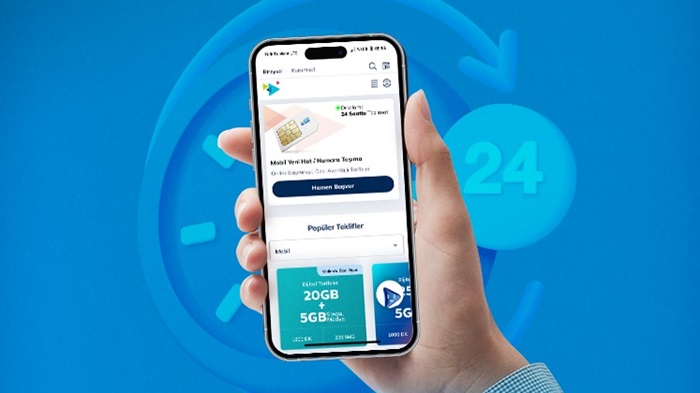 Türk Telekom’dan online başvuruya özel büyük kolaylık: 24 saatte adrese SIM kart teslimi
