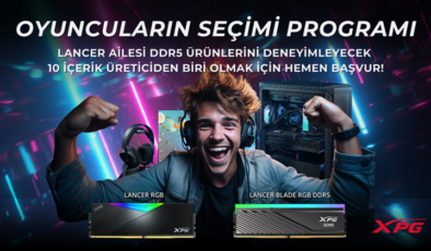 XPG, İçerik Üreticilerini LANCER RGB DDR5 Bellek Modülünü Deneyimlemeye Davet Ediyor