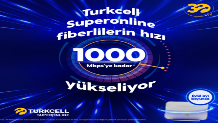 Turkcell Superonline’lılar için en hızlı eylül devam ediyor