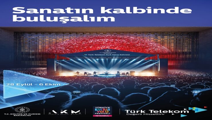 İstanbul Kültür Yolu Festivali’nin kalbi Türk Telekom’un desteği ile AKM’de atacak